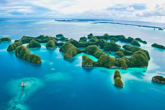 Palau'daki Denizanası Gölü Rehberiniz