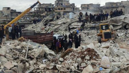 Kahramanmaraş merkezli depremlerden etkilenen Suriye’de ölenlerin sayısı 1782’ye yükseldi