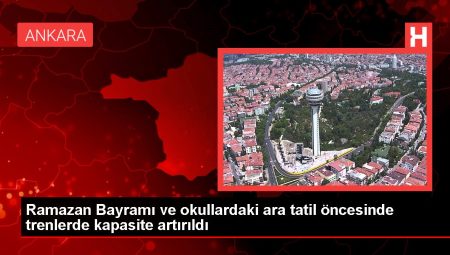 Ramazan Bayramı ve okullardaki ara tatil öncesinde trenlerde kapasite artırıldı