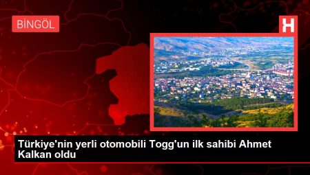 Türkiye’nin yerli otomobili Togg’un ilk sahibi Ahmet Kalkan oldu